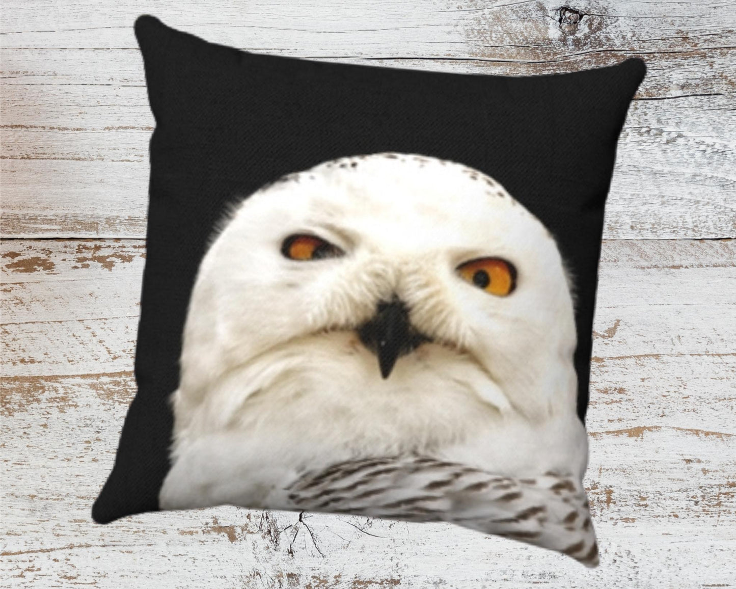 Snow Owl Hedwig Polyester Pillow