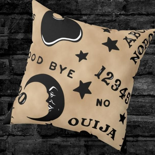 Ouija Spirit Board Throw Pillow