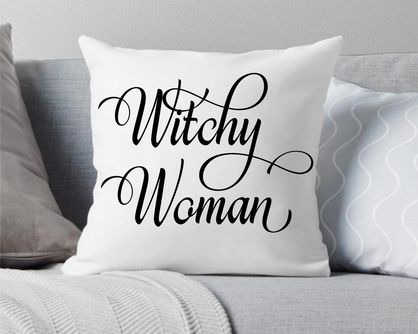 Witchy Woman Elegant Pillow