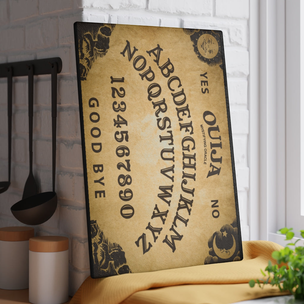 Vintage Ouija Board Glass Cutting Board