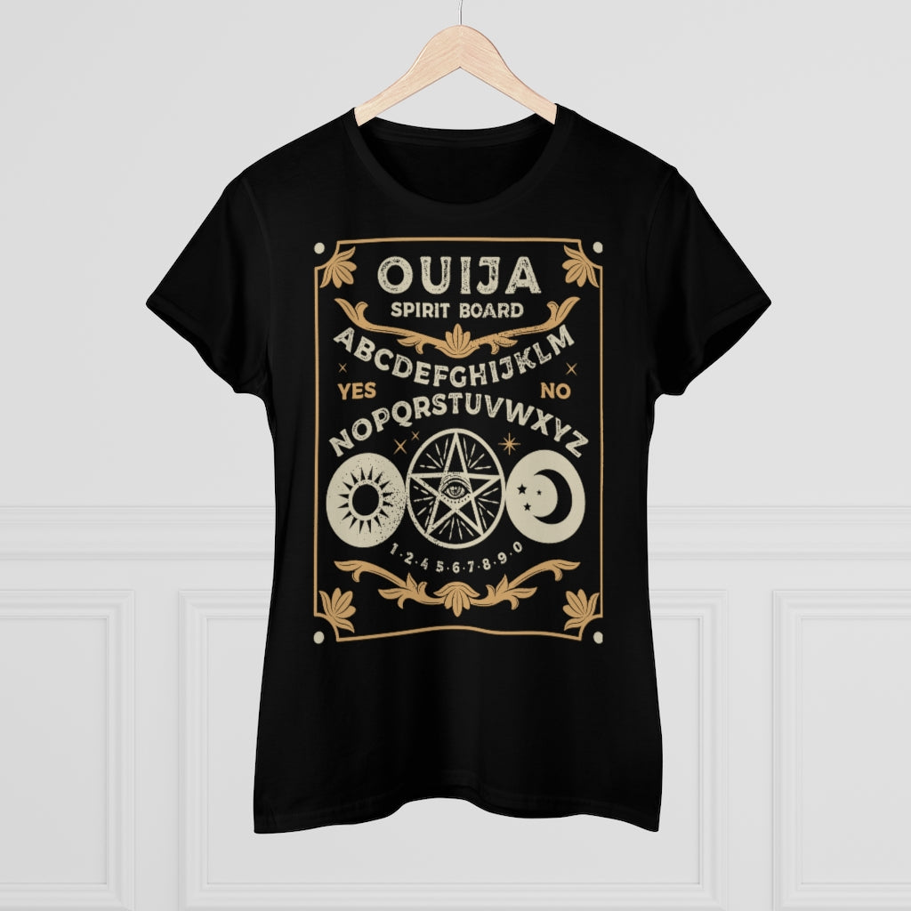 Ouija Board Gothic Occult Ladies T-Shirt