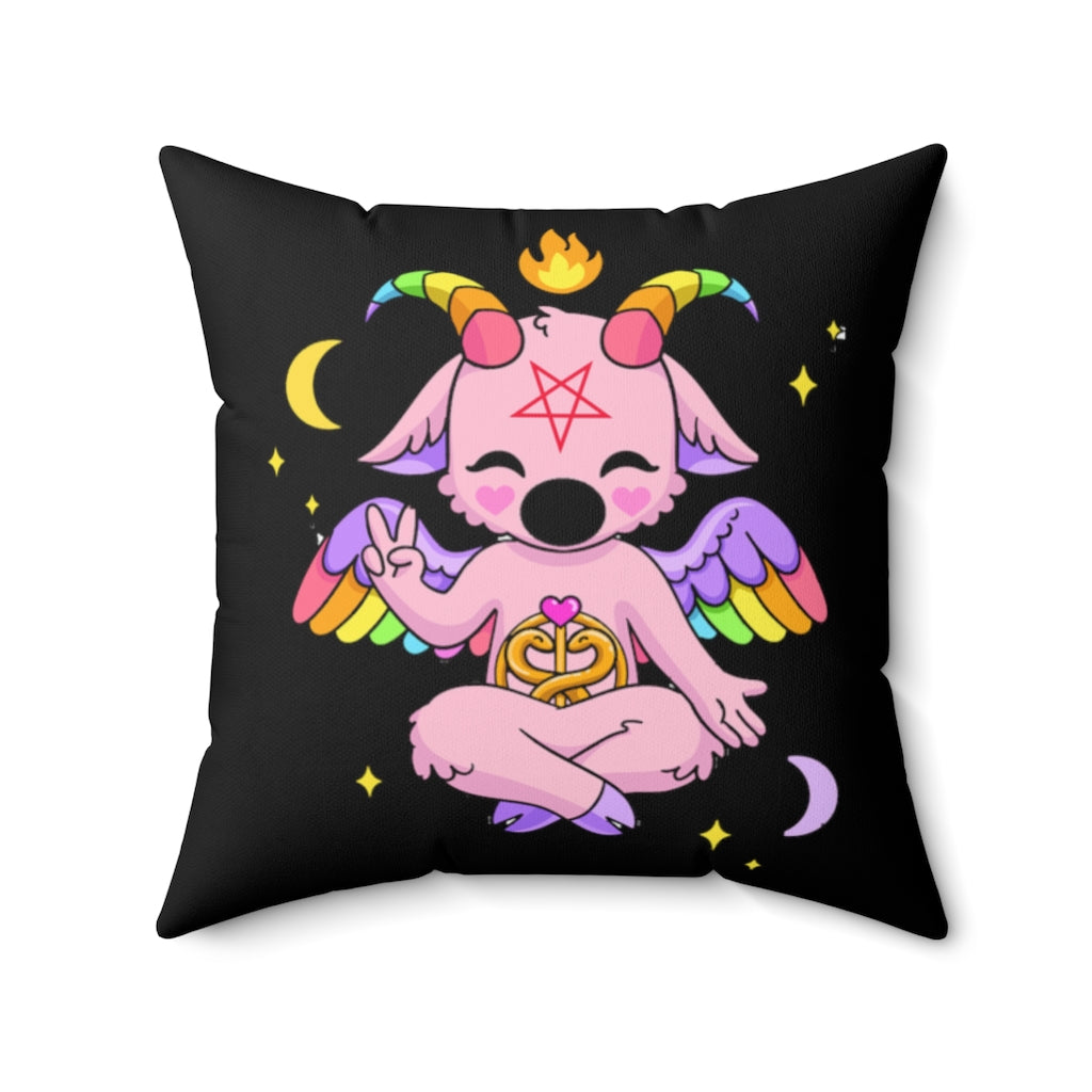 Pastel Goth Baphomet Pillow Case