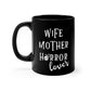 Wife Mother Horror Lover Gothic Black Coffee Cup