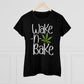 Wake N Bake Stoner Ladies Shirt