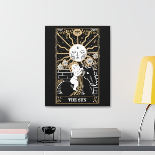 Celestial The Sun Tarot Card Wall Decor