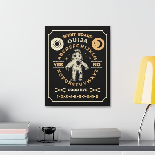 Ouija Board Voodoo Occult Hanging Canvas