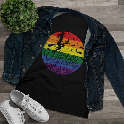 Rainbow Witches Be Crazy Ladies T-Shirt