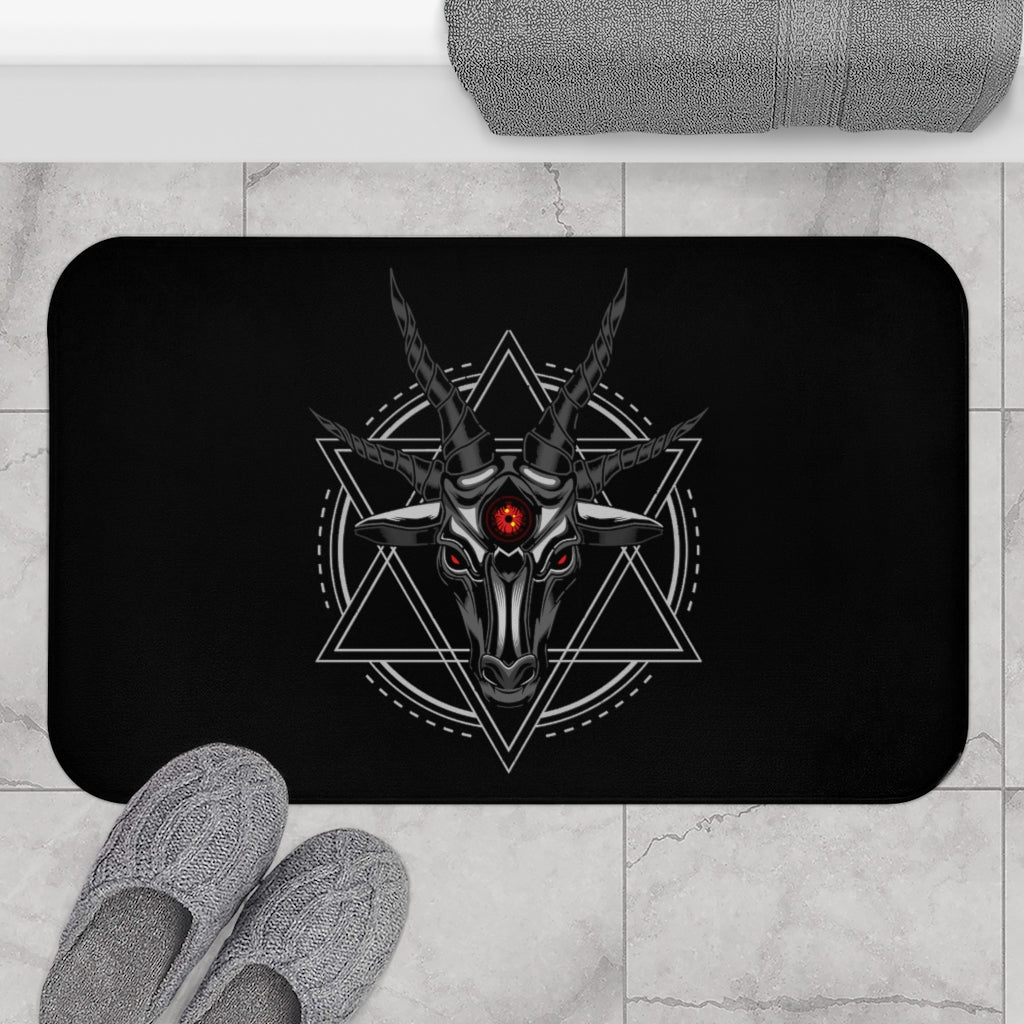 Baphomet Occult Bath Mat