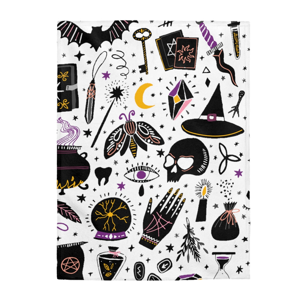 Occult Pattern Velveteen Plush Blanket