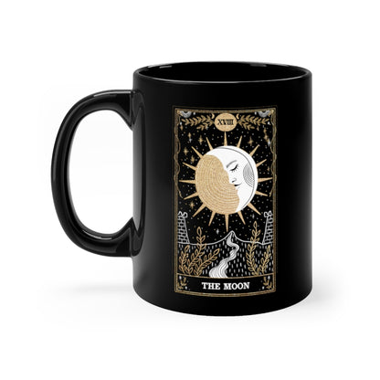 The Moon Tarot Card Coffee Cup