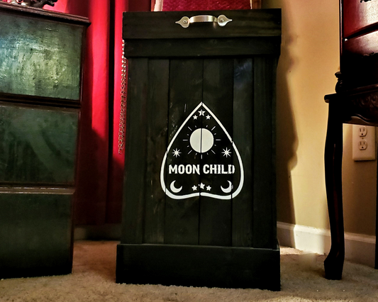 13 Gallon Moonchild Trash Can